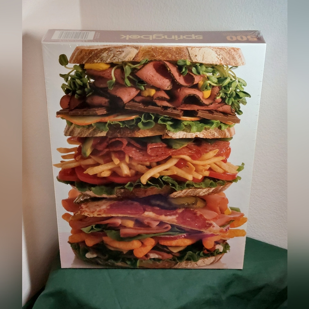 Springbok Snack Stack 500- Piece Jigsaw Puzzle 2004 New/Sealed - Picture 2 of 9